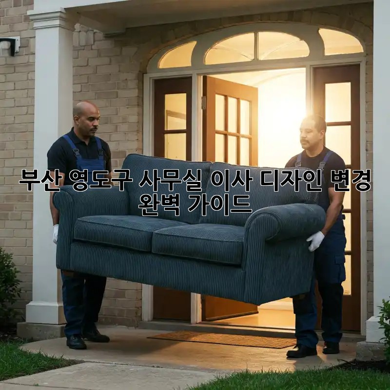 부산 영도구 사무실 이사? 디자인 변경 완벽 가이드! ✨