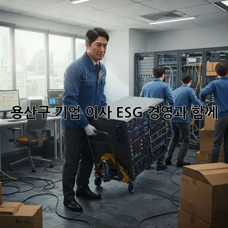 용산구 기업 이사, ESG 경영과 함께!🌿🏢