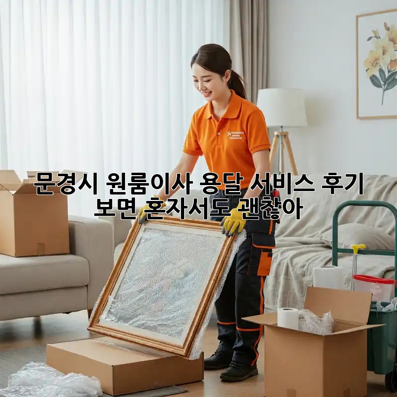 문경시 원룸이사? 용달 서비스 후기 보면 혼자서도 괜찮아!