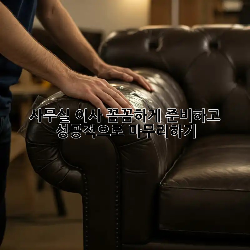 사무실 이사, 꼼꼼하게 준비하고 성공적으로 마무리하기