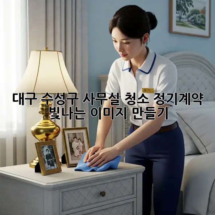 대구 수성구 사무실 청소 정기계약: 빛나는 이미지 만들기