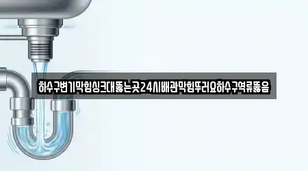 하수구변기막힘싱크대뚫는곳24시배관막힘뚜러요하수구역류뚫음