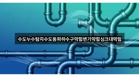 수도누수탐지수도동파하수구막힘변기막힘싱크대막힘