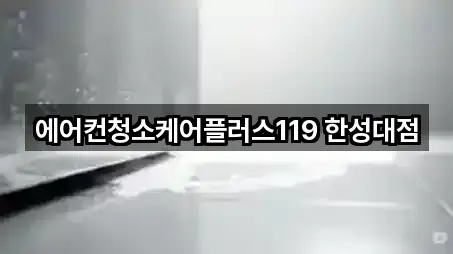 에어컨청소케어플러스119 한성대점