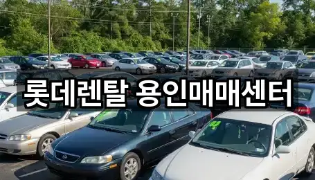 롯데렌탈 용인매매센터