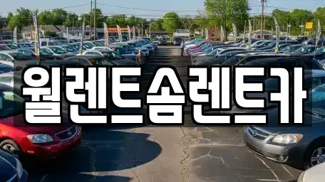 경기 여주시 월송동 렌트카 전문 월렌트솜렌트카