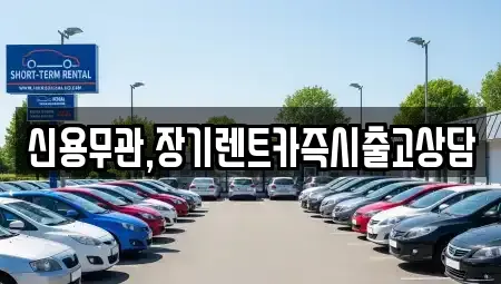 서울 동작구 사당동 장기렌트카 전문 신용무관,장기렌트카즉시출고상담